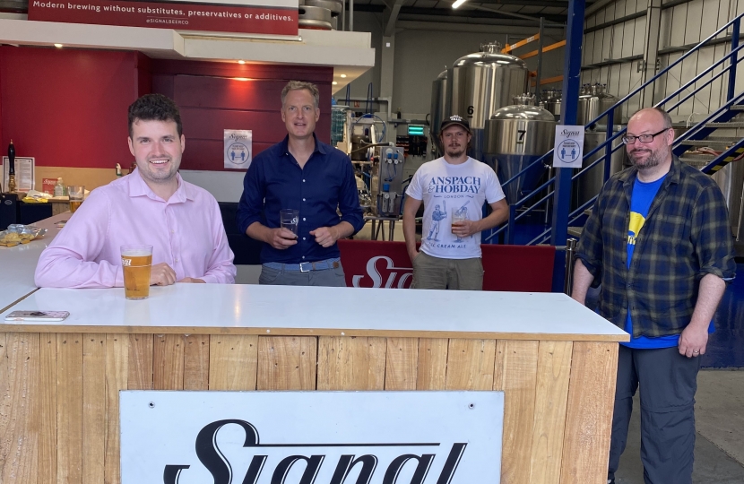 Elliot at Signal Brewery