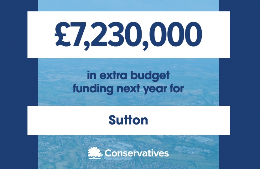 Sutton Funding Boost