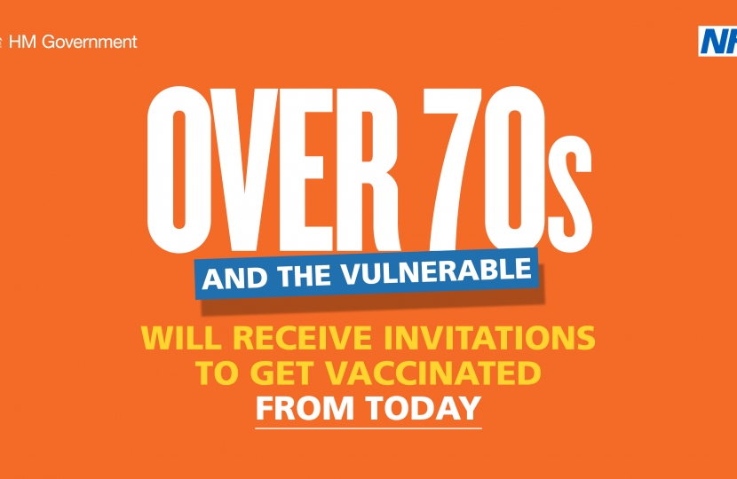 Over-70s vaccinations