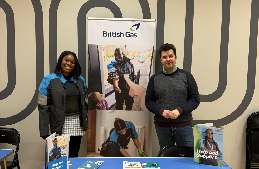 Image of the British Gas stall