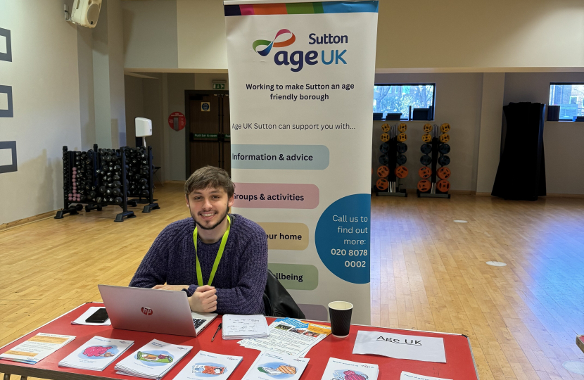 Image of the Age UK stall 