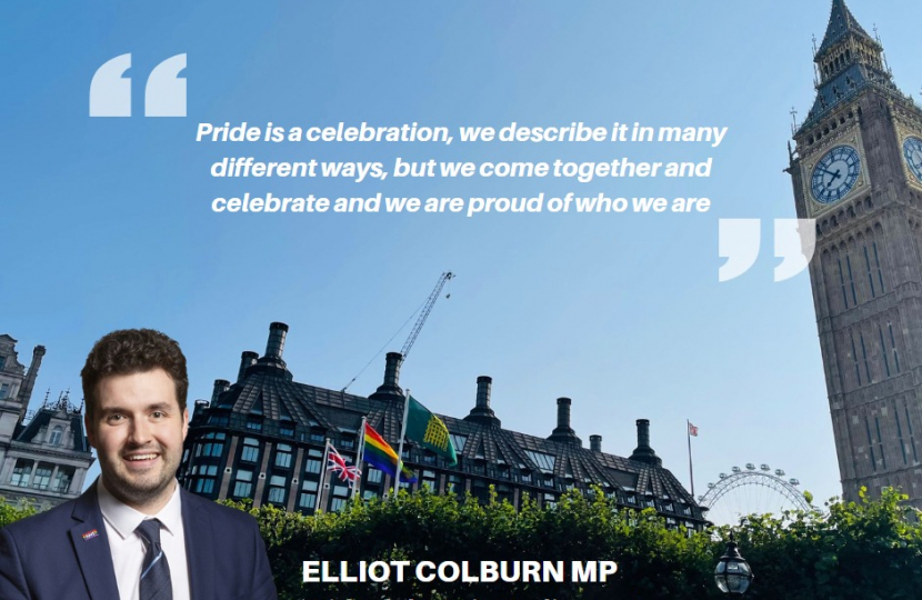 Elliot's reflection on Pride