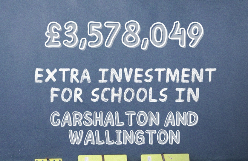 3.5 Million pound investment into Carshalton