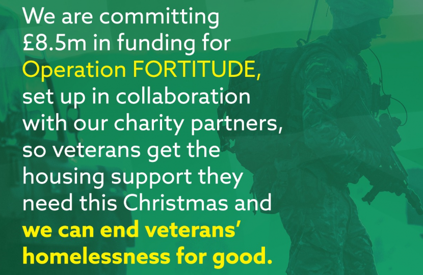 Operation Fortitude has been launched to help veterans.