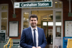 Elliot at Carshalton Train Station