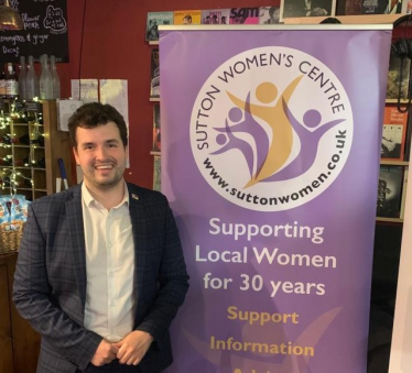Elliot at the Women's Cente International Menopause Day event