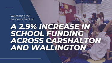 A 2.9% increase in school funding across the area