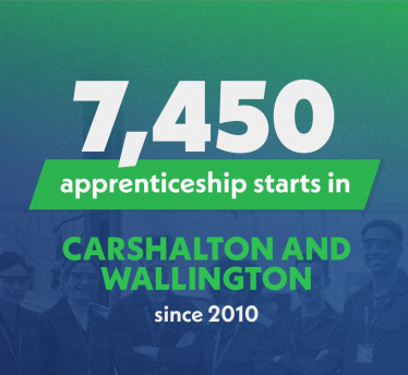 7,450 apprentice starts in our area since 2010