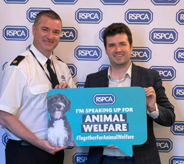 Elliot meeting with the RSPCA team in Parliament